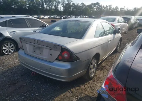 2003 Honda Civic Ex from USA, damaged, VIN 1HGEM22903L061824